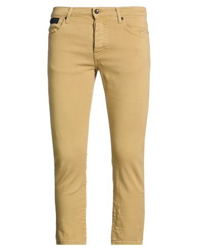 Costume National Contemporary Man Pants Military Green Size 34 Cotton, Elastane In Brown