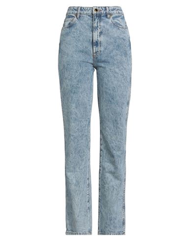 Khaite Woman Jeans Blue Size 29 Cotton, Pre-consumer Recycled Cotton