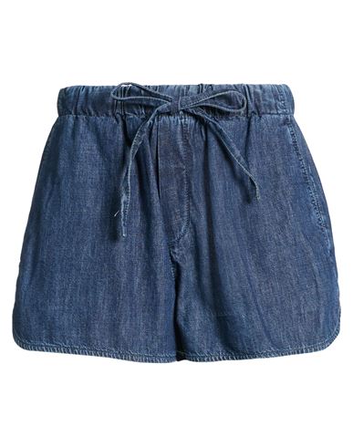 Valentino Garavani Woman Denim Shorts Blue Size 4 Cotton