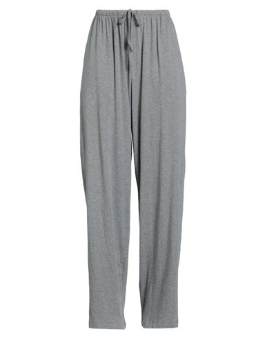 The Row Woman Pants Grey Size M Cotton In Gray