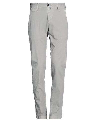 Jacob Cohёn Man Pants Grey Size 32 Cotton, Elastane In Gray