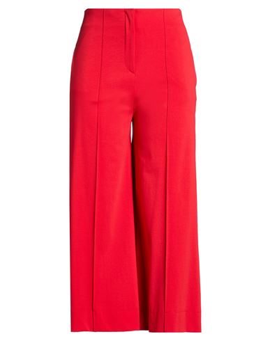 Silvian Heach Woman Pants Red Size 10 Cotton, Nylon, Elastane