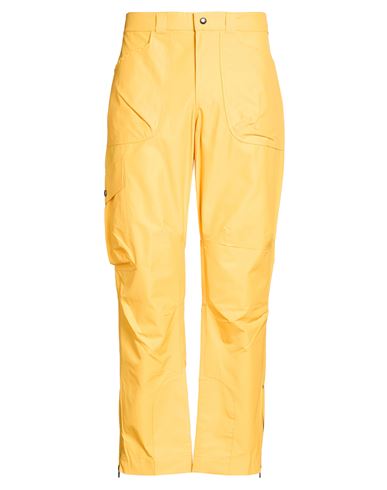 Woolrich Man Pants Marigold Size 34 Cotton, Polyamide In Yellow