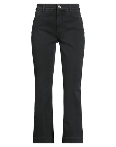 Sportmax Woman Pants Black Size 25 Cotton, Elastomultiester, Elastane In Multi
