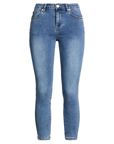 White Wise Woman Jeans Blue Size 27 Cotton, Polyester, Elastane