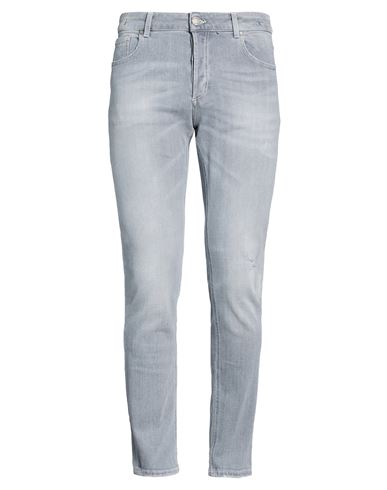 Bro-ship Bro Ship Man Jeans Grey Size 35 Cotton, Elastane In Gray