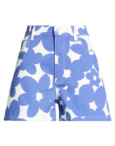 Marni Woman Shorts & Bermuda Shorts Blue Size 4 Cotton