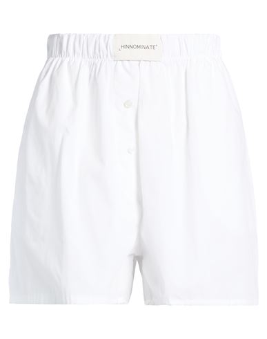 Hinnominate Woman Shorts & Bermuda Shorts White Size Xs Cotton