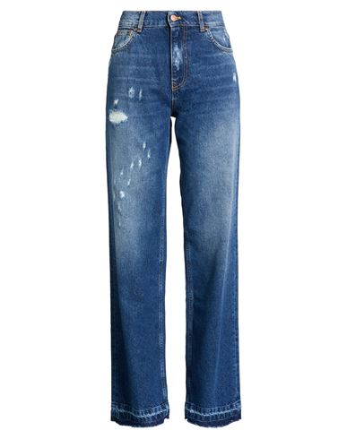 Vicolo Woman Jeans Blue Size L Cotton