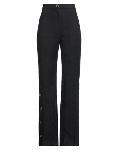 Patou Woman Pants Black Size 8 Cotton, Polyamide, Elastane