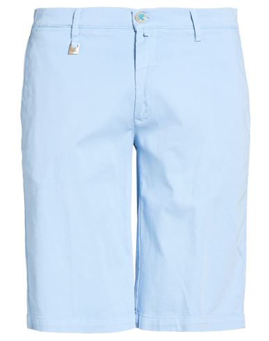 Barbati Man Shorts & Bermuda Shorts Sky Blue Size 40 Cotton, Elastane
