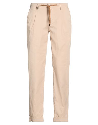 Barbati Man Pants Beige Size 46 Cotton, Polyamide, Elastane In Gray