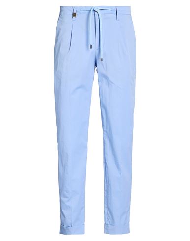 Barbati Man Pants Sky Blue Size 28 Cotton, Polyamide, Elastane