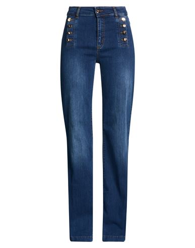 Fracomina Woman Jeans Blue Size 32 Cotton, Polyester, Elastane