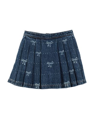 Self-portrait Babies'  Toddler Girl Denim Skirt Blue Size 7 Cotton