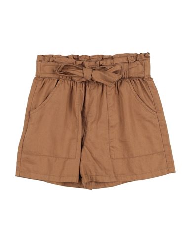 Mayoral Babies'  Toddler Girl Shorts & Bermuda Shorts Brown Size 7 Cotton, Lyocell