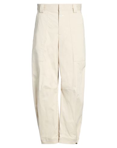 Closed Man Pants Off White Size 30 Cotton, Elastane