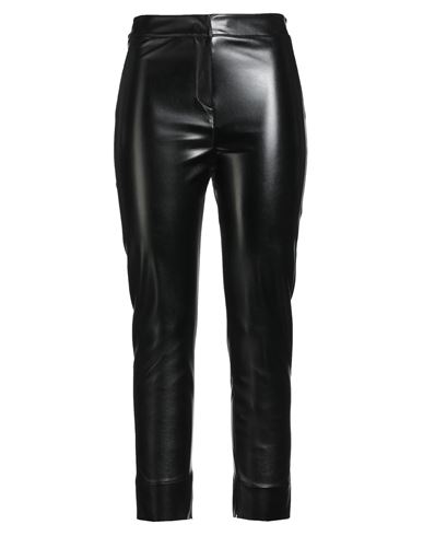 Hanita Woman Pants Black Size 8 Polyurethane