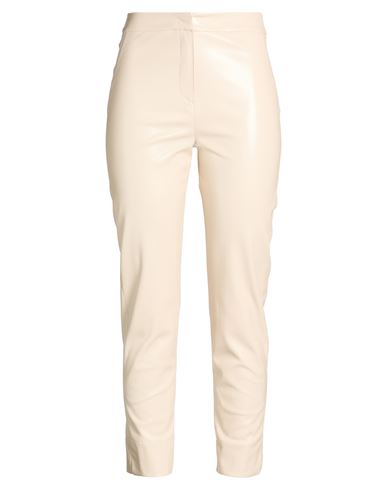 Hanita Woman Pants Cream Size 4 Polyurethane In White