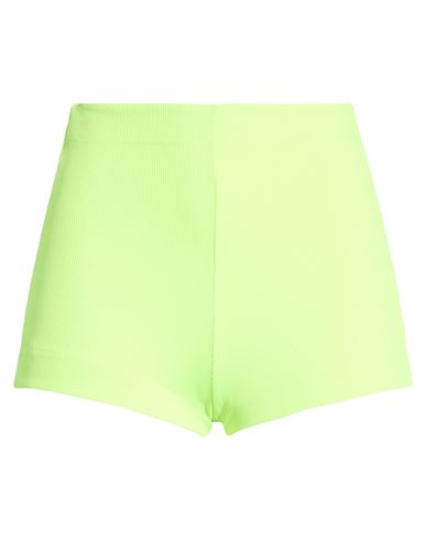 Me Fui Woman Shorts & Bermuda Shorts Lime Green Size M Polyester, Elastane