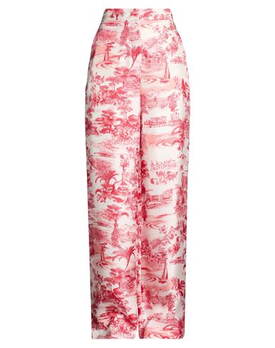 Max Mara Studio Woman Pants Coral Size 10 Silk In Red