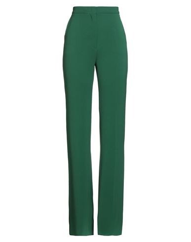 Max Mara Studio Woman Pants Green Size 14 Triacetate, Polyester