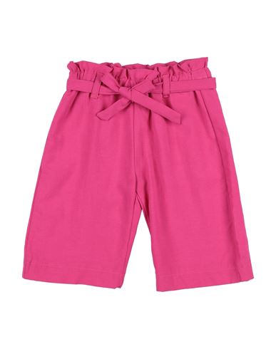 Please Babies'  Newborn Girl Pants Fuchsia Size 3 Viscose, Linen In Pink