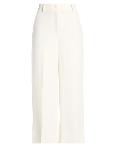 Akris Woman Jeans White Size 8 Cotton, Elastane