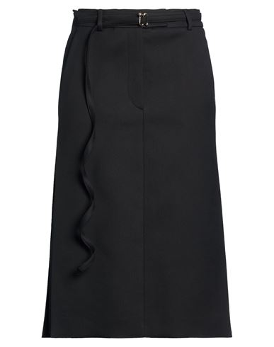 Sportmax Woman Midi Skirt Black Size 4 Cotton, Viscose
