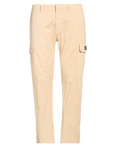 Iceberg Man Pants Sand Size 34 Cotton, Elastane In Yellow