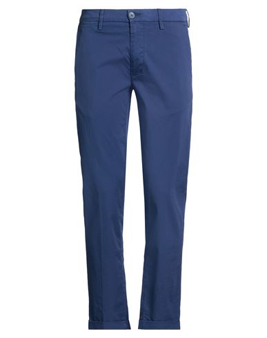 Re-hash Re_hash Man Pants Navy Size 32 Cotton, Elastane In Blue