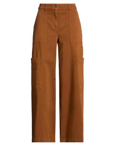 Pennyblack Woman Pants Tan Size 8 Cotton, Elastane In Multi