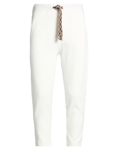 Takeshy Kurosawa Man Pants White Size L Cotton, Elastane