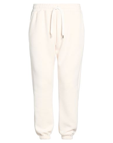 Takeshy Kurosawa Man Pants Cream Size L Polyester, Viscose, Elastane In White