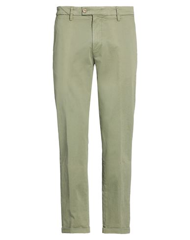 Re-hash Re_hash Man Pants Military Green Size 31 Cotton, Elastane In Green