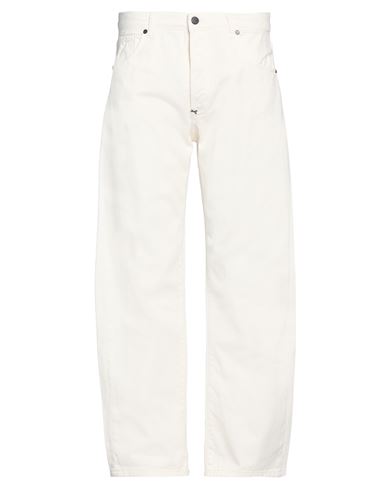 Takeshy Kurosawa Man Pants White Size 38 Cotton, Elastane