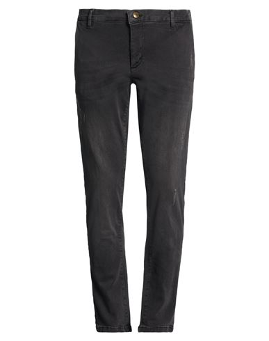 At.p.co At. P.co Man Jeans Charcoal Size 33 Cotton, Elastane In Black