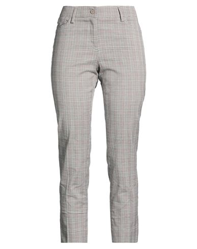 Rose Selavy Woman Pants Grey Size 10 Cotton, Elastane In Gray