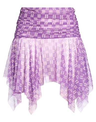 Minirock Damen Violett L Damen