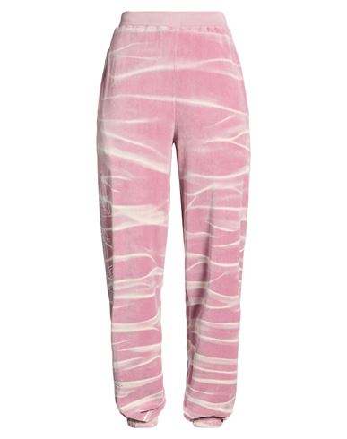 Aries X Juicy Couture Woman Pants Pink Size Xl Cotton, Polyamide