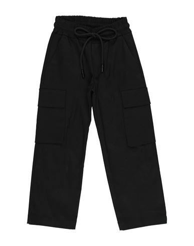 Numbers. Babies'  Toddler Boy Pants Black Size 4 Cotton, Elastane