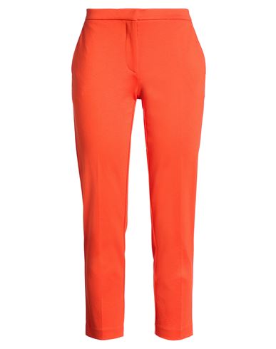 Daniela Drei Woman Pants Orange Size 6 Viscose, Nylon, Elastane