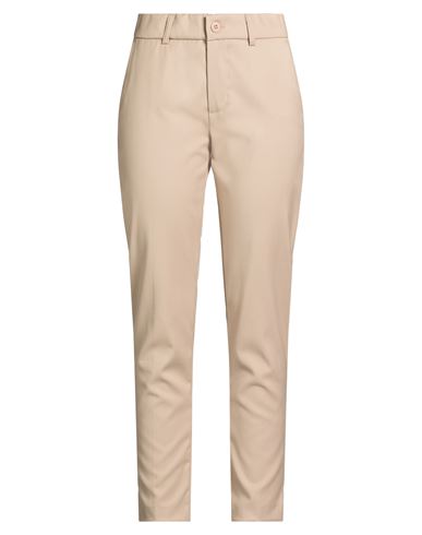 Daniela Drei Woman Pants Beige Size 2 Polyester, Viscose, Elastane In Neutral