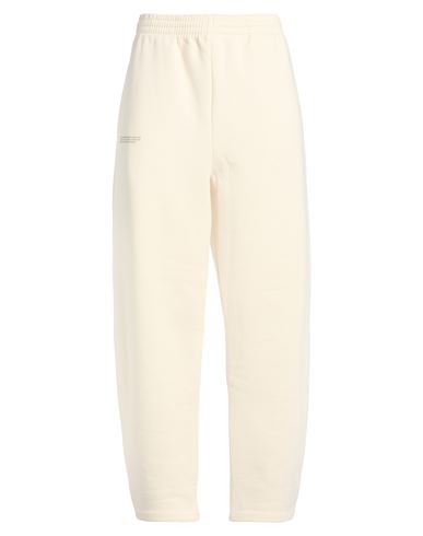 Pangaia Woman Pants Ivory Size L Organic Cotton, Recycled Cotton In White