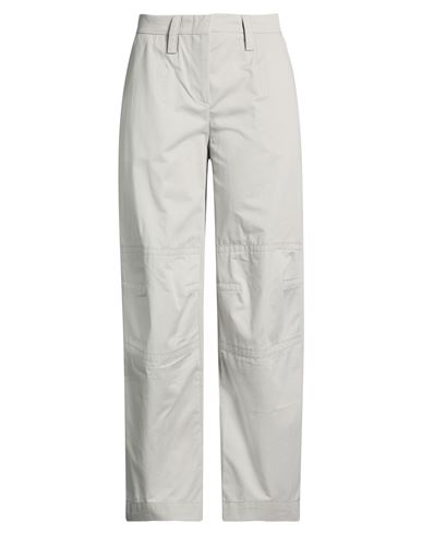 Semicouture Woman Pants Grey Size 6 Cotton In Neutral