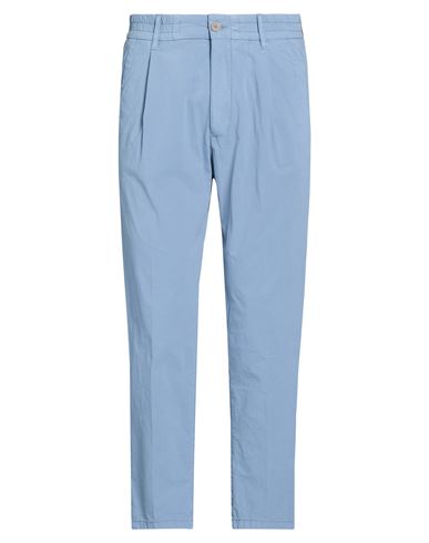 Drykorn Man Pants Pastel Blue Size 34w-34l Cotton, Elastane