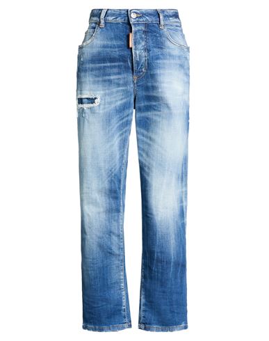 Dsquared2 Woman Jeans Blue Size 2 Cotton, Elastane