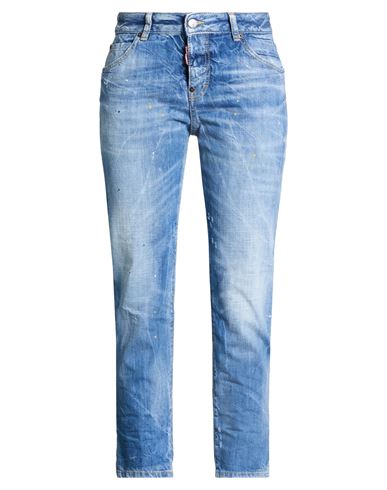 Dsquared2 Woman Jeans Blue Size 4 Cotton