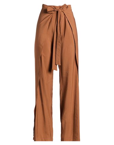 Liu •jo Woman Pants Tan Size 8 Viscose, Polyester In Brown