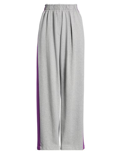 Odeeh Woman Pants Grey Size 10 Polyamide, Cotton In Gray